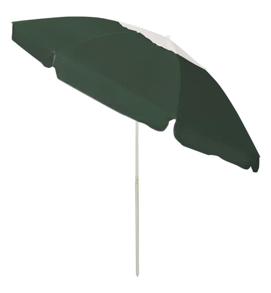 vidaXL Parasol de plage vert 240 cm