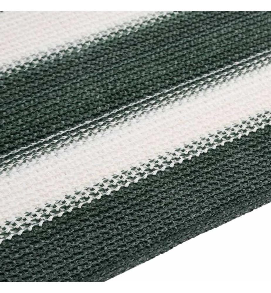 vidaXL Filet brise-vue vert et blanc 1,5x25 m PEHD 150 g/m²