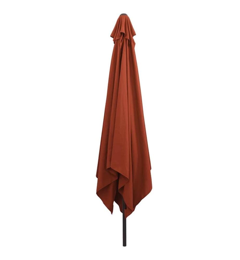 vidaXL Garten-Sonnenschirm Terrakotta 295 x 295 x 245 cm