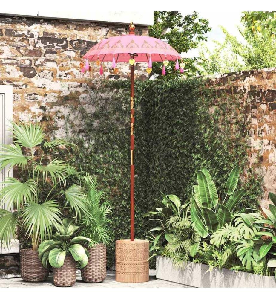 vidaXL Parasol balinais Rose 125 x 125 x 260 cm