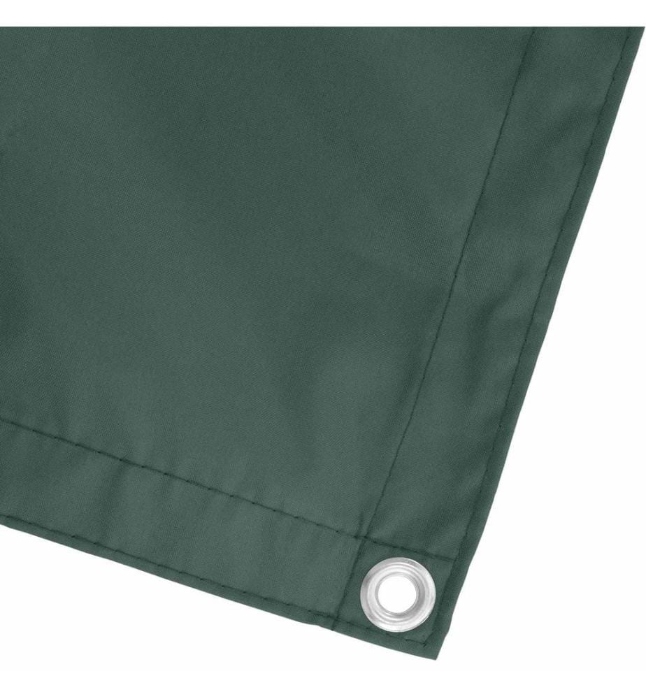 vidaXL Écran de balcon Vert foncé 110 x 400 cm Tissu Oxford