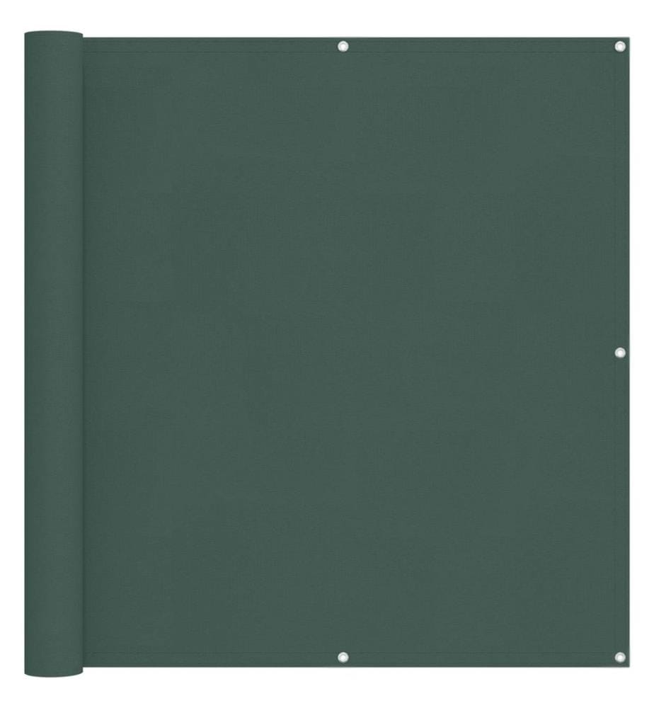 vidaXL Écran de balcon Vert foncé 110 x 600 cm Tissu Oxford