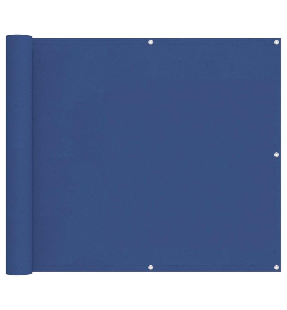 vidaXL Écran de balcon Bleu 100 x 400 cm Tissu Oxford