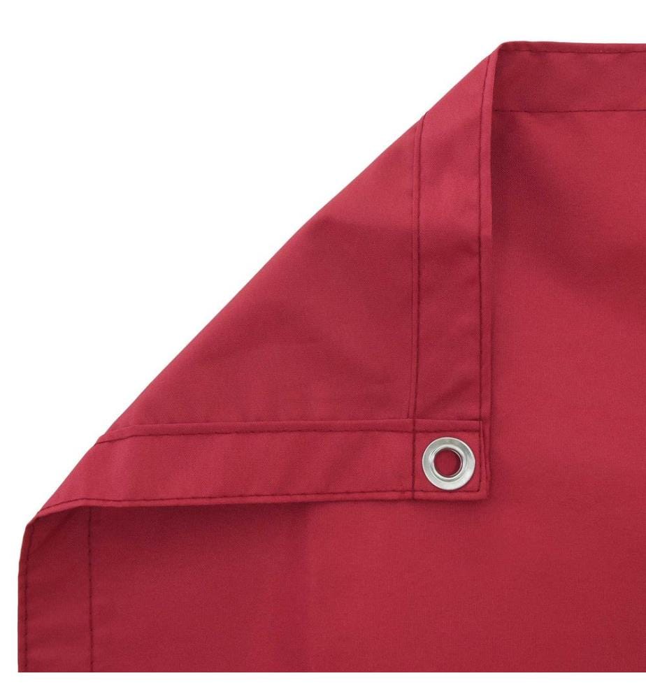 vidaXL Écran de balcon Rouge 90 x 200 cm Tissu Oxford