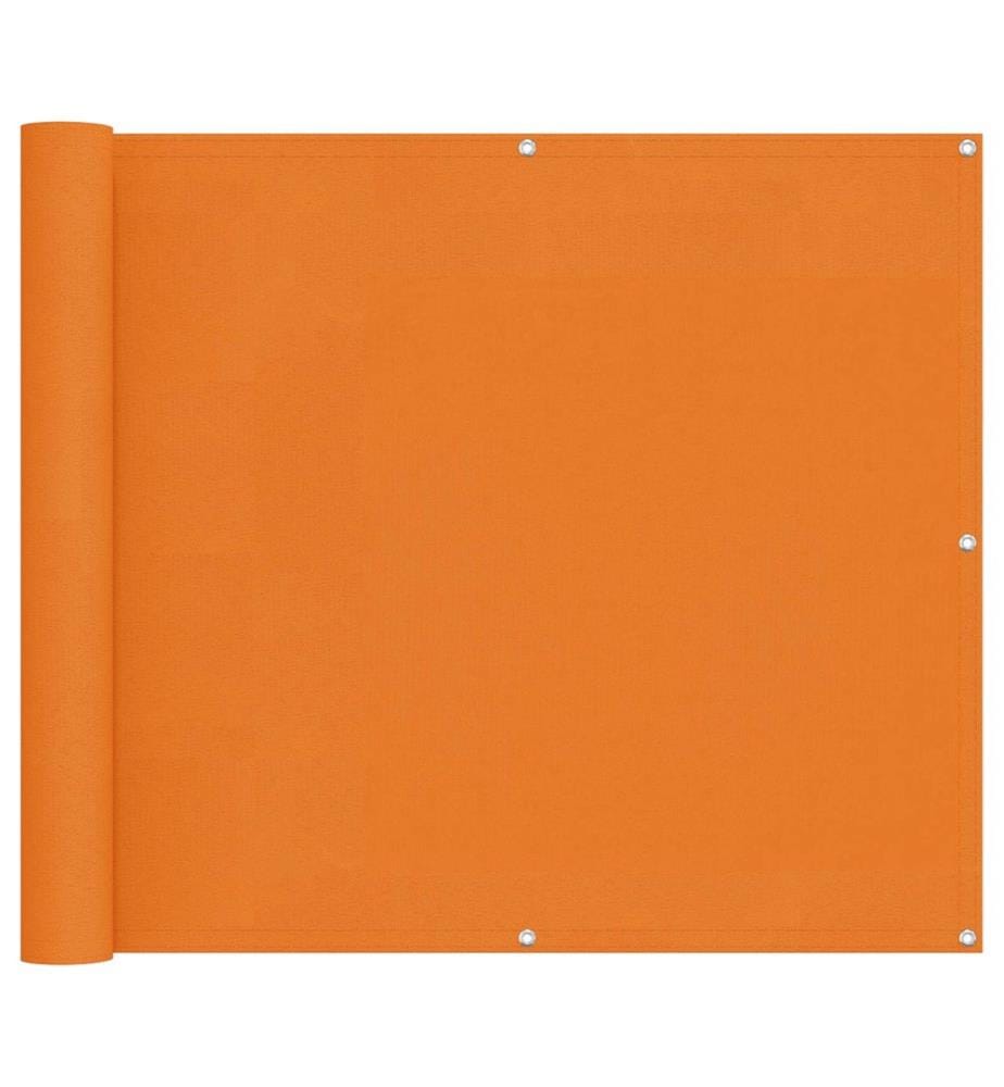 vidaXL Écran de balcon Orange 90 x 200 cm Tissu Oxford
