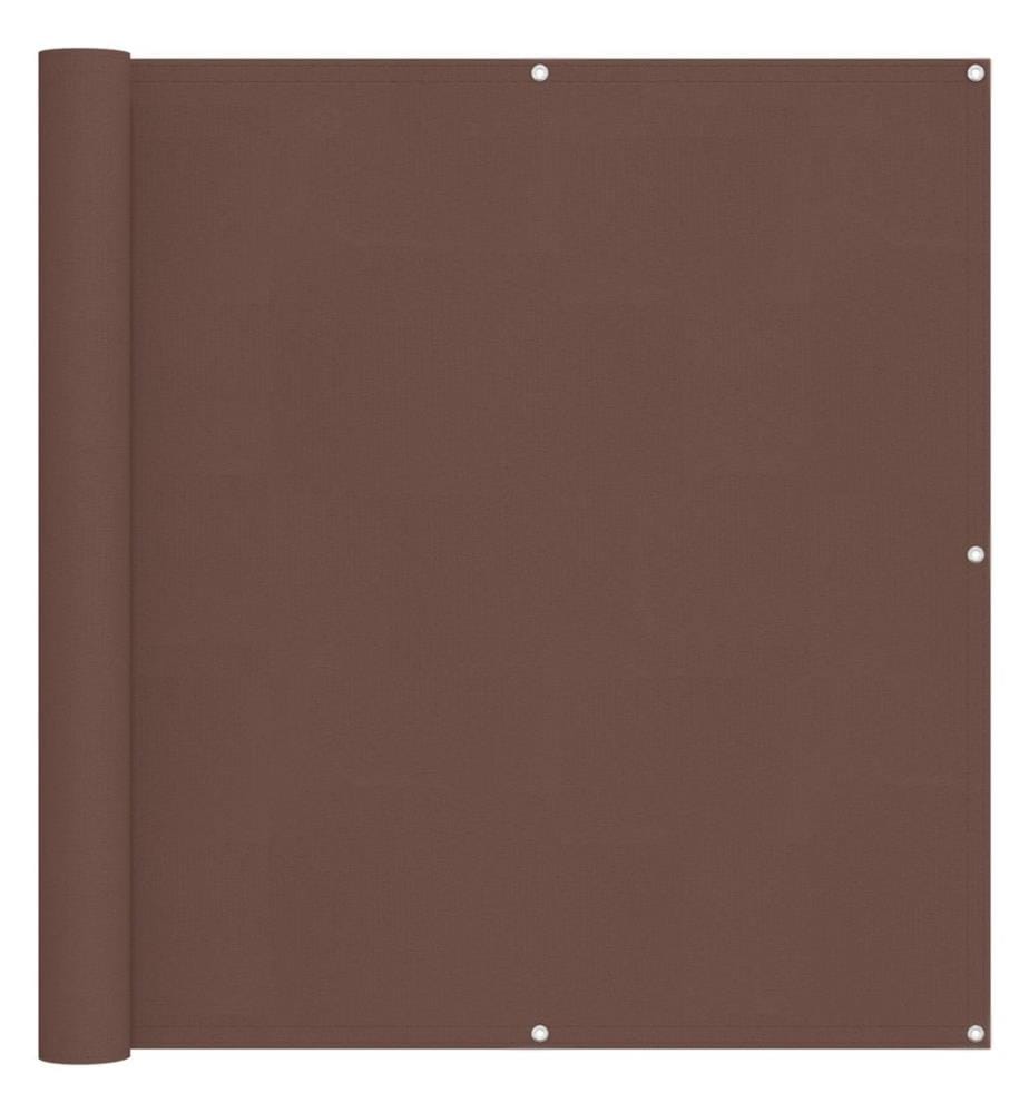 vidaXL Balkonsichtschutz Braun 110 x 300 cm Oxford-Stoff