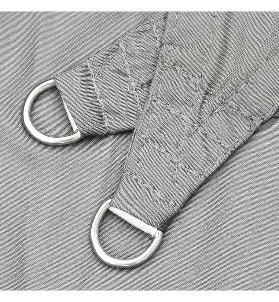 vidaXL Voile d'ombre Gris clair 6 x 2 m 100 % polyester Oxford