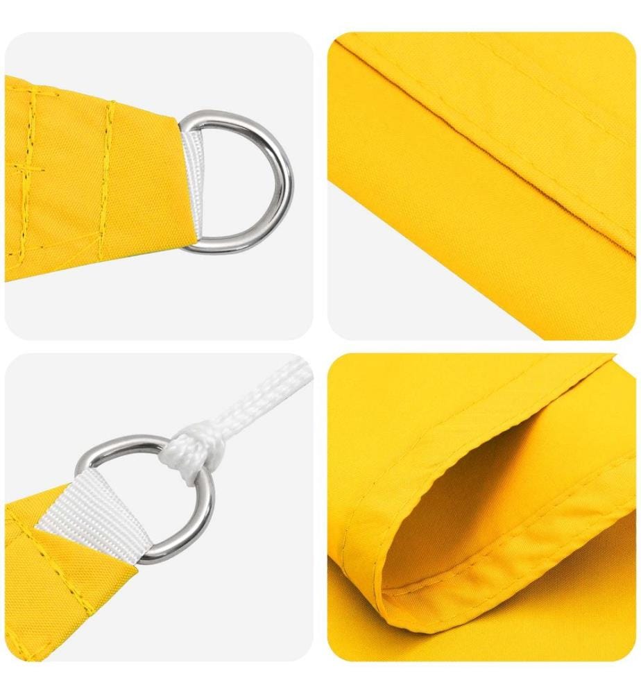 vidaXL Voile d'ombre Jaune 6 x 2 m 100 % polyester Oxford