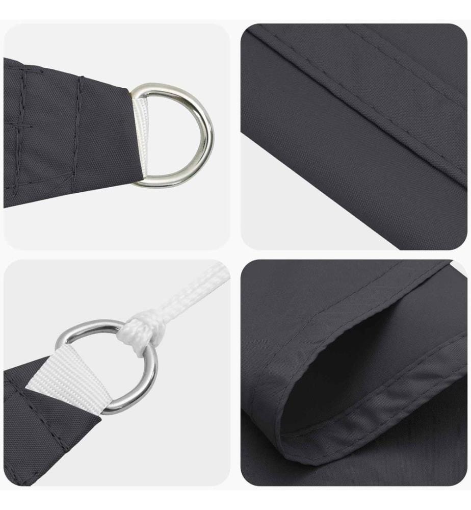 vidaXL Voile d'ombre Oxford enduit de PU