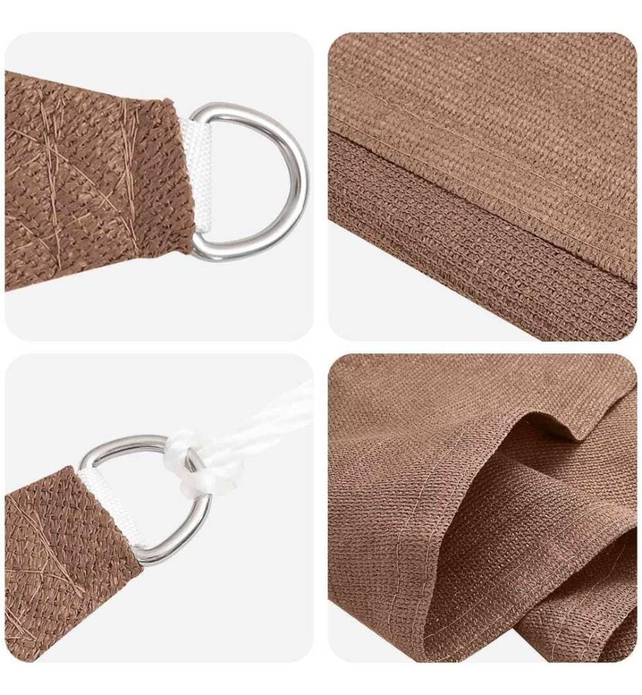 vidaXL Voile d'ombre Taupe 2,5 x 6 m HDPE