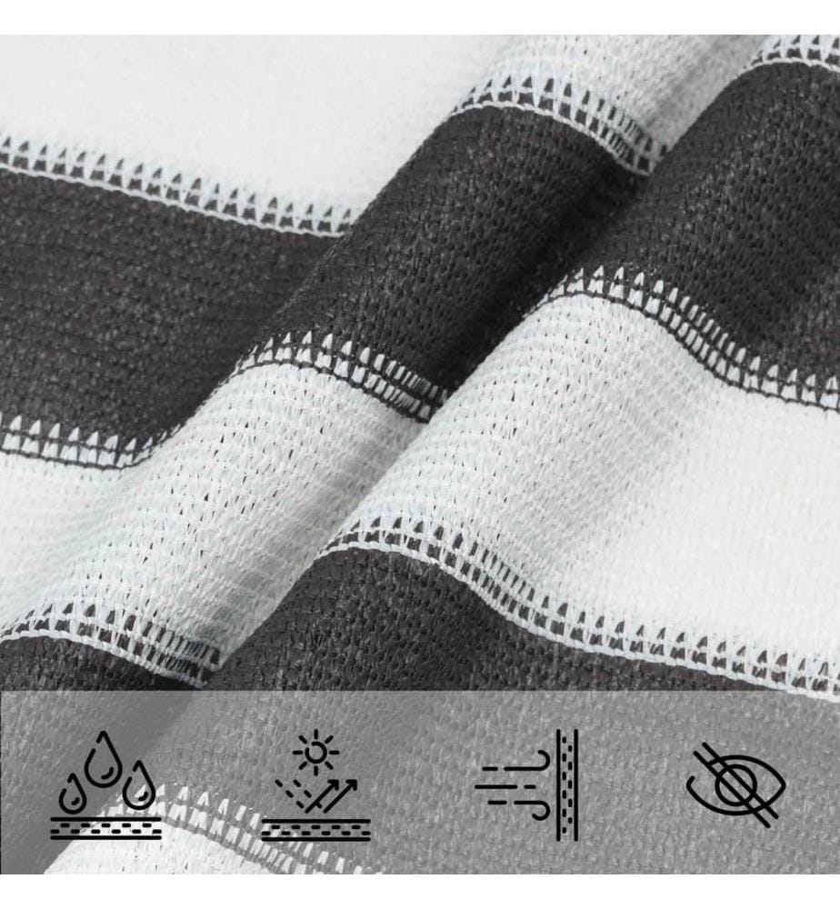 vidaXL Voile d'ombre 7 x 5 x 5 m HDPE