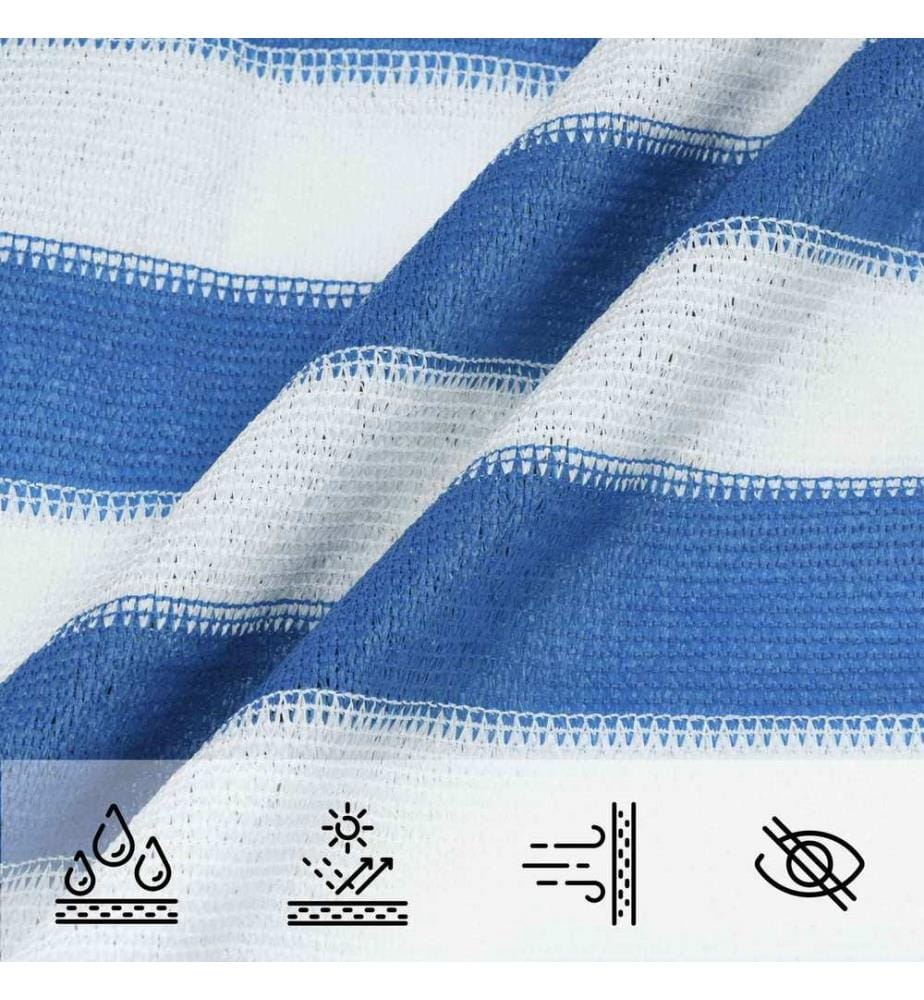 vidaXL Voile d'ombre 5 x 5 x 6 m HDPE