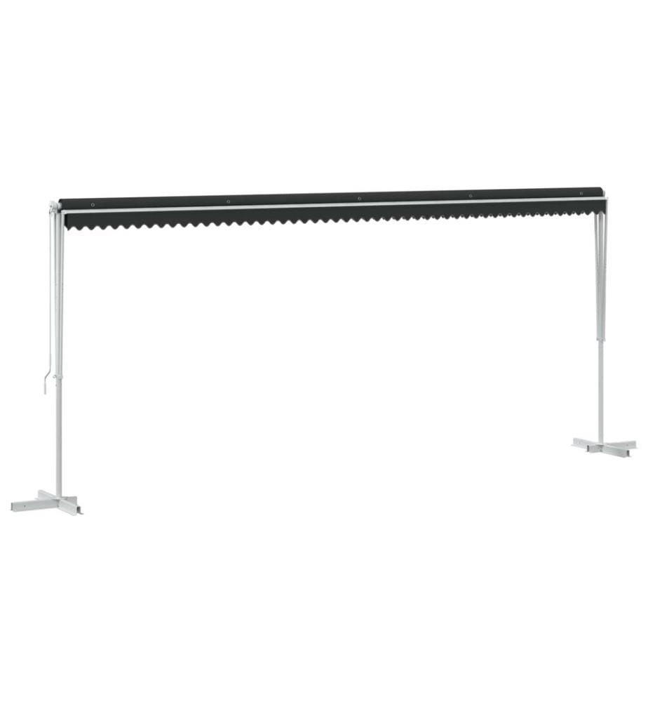 vidaXL Free Standing Awning Anthrazit 6 x 3 m Polyester