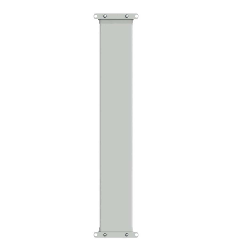 vidaXL Auvent latéral 100% polyester fer acier