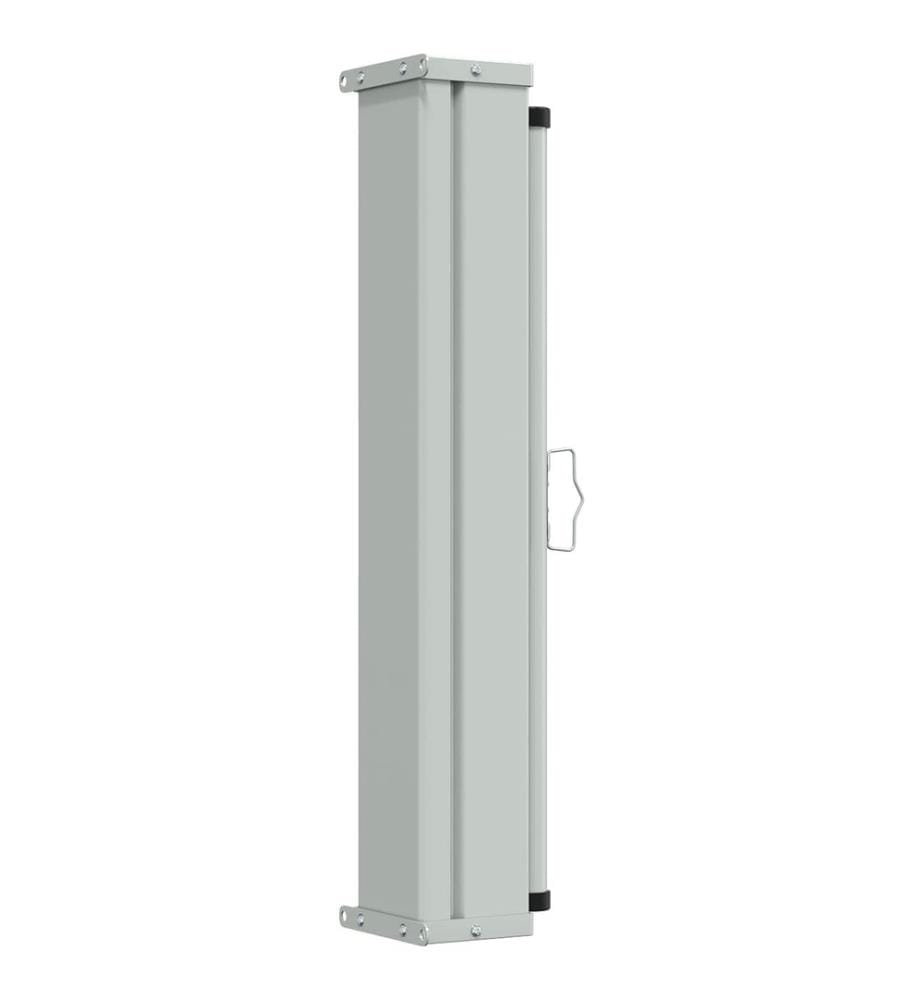 vidaXL Auvent latéral 100% polyester fer acier