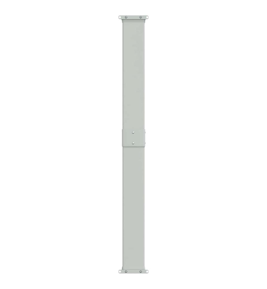 vidaXL Auvent latéral 100% polyester fer acier