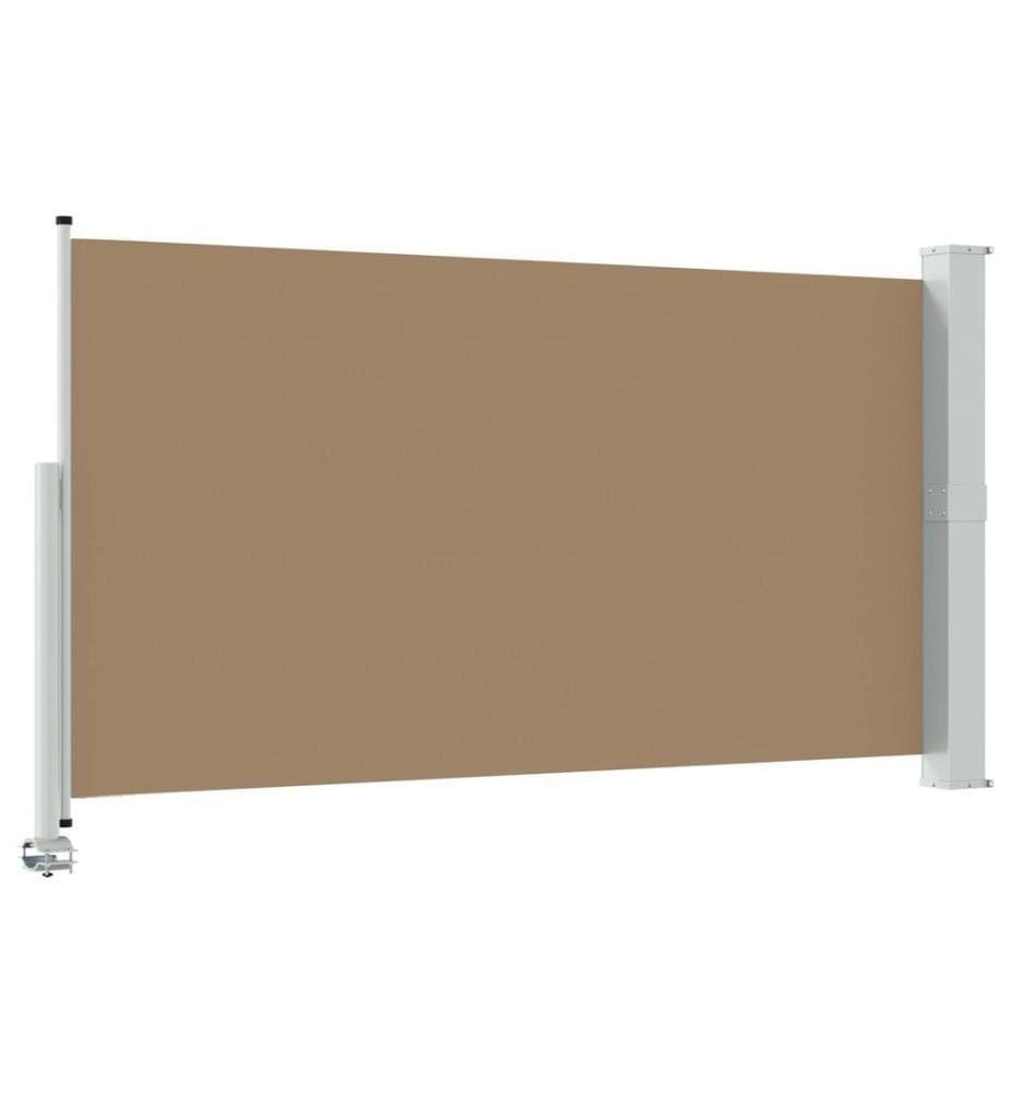 vidaXL Auvent latéral 100% polyester fer acier