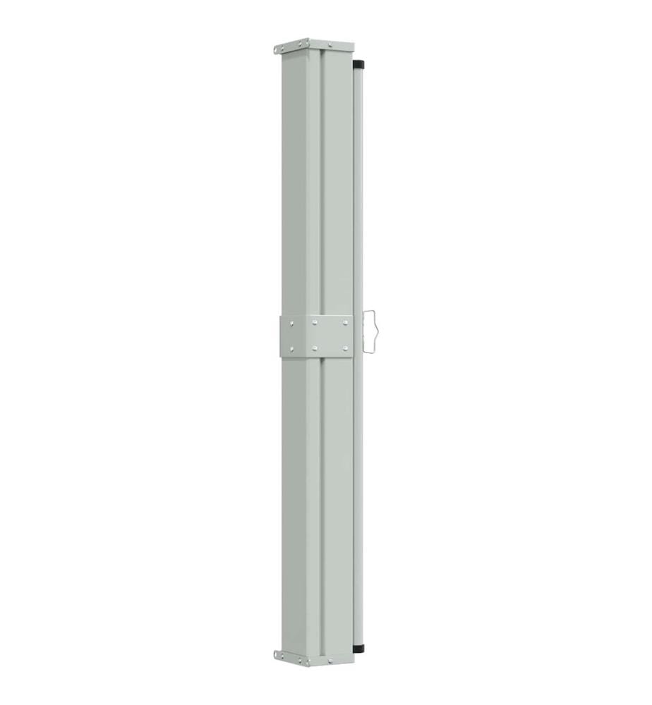 vidaXL Auvent latéral 100% polyester fer acier