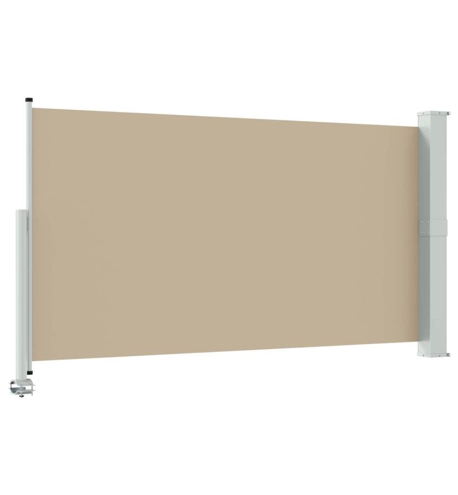 vidaXL Auvent latéral 100% polyester fer acier