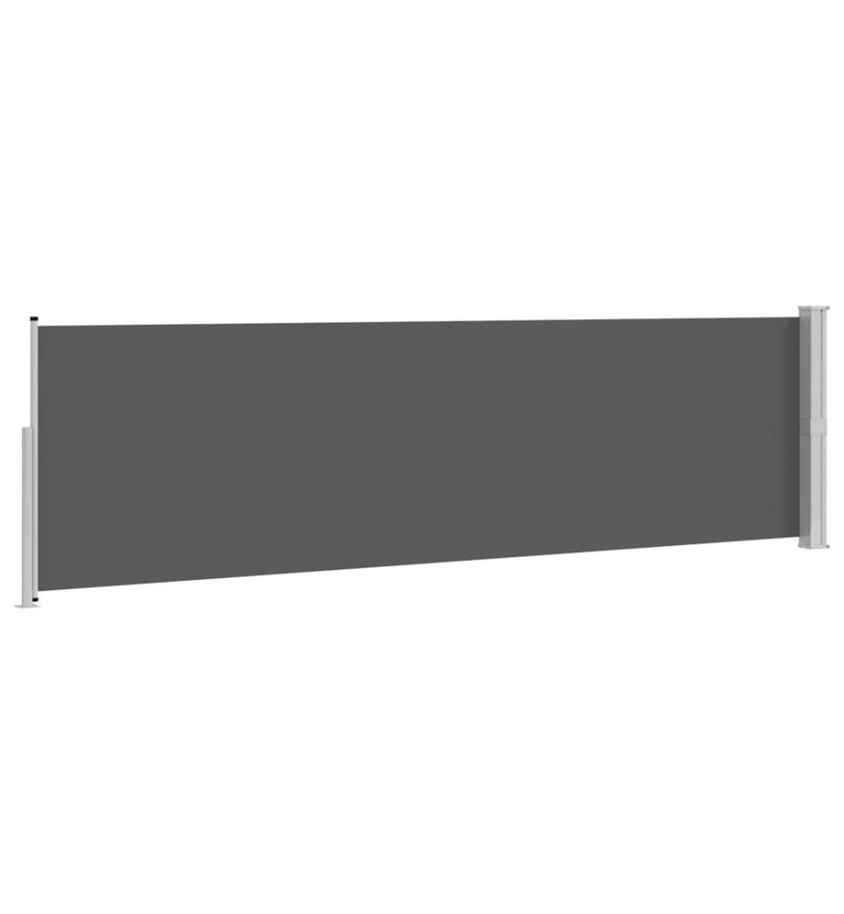 vidaXL Store latéral rétractable Anthracite 300 x 140 cm Polyester