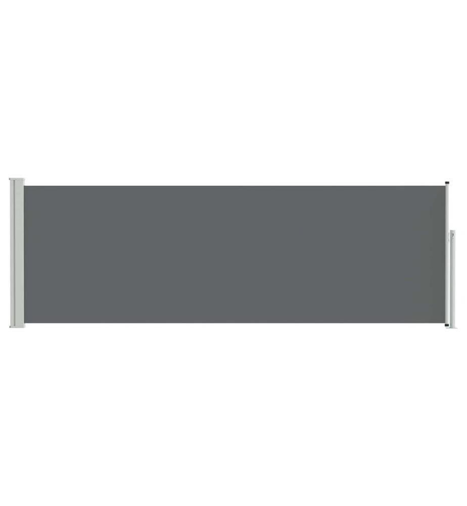 vidaXL Store latéral rétractable Anthracite 500 x 100 cm Polyester