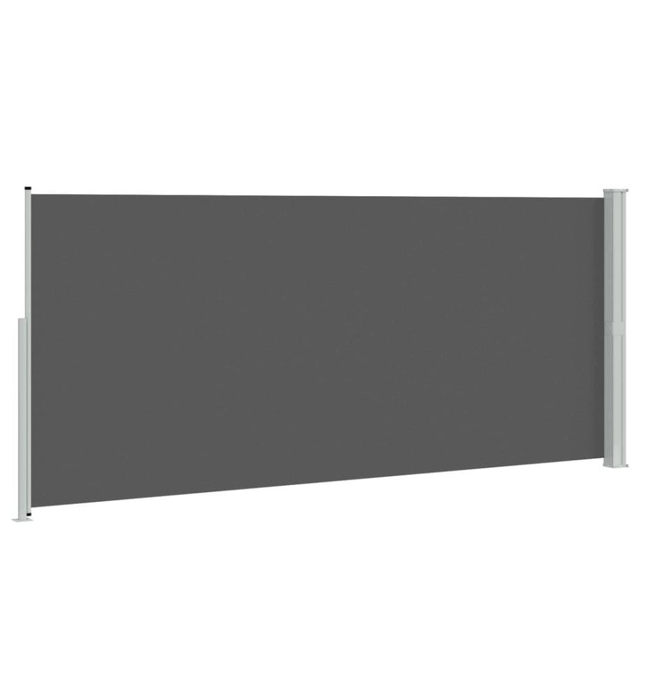 vidaXL Ausziehbares Seitenmarkise Anthrazit 600 x 200 cm Polyester