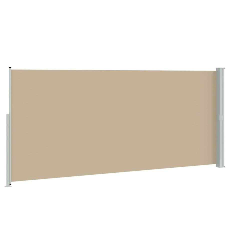 vidaXL Store latéral rétractable Beige 600 x 220 cm Polyester