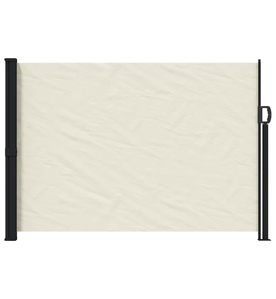 vidaXL Store latéral rétractable Crème 300 x 170 cm Polyester