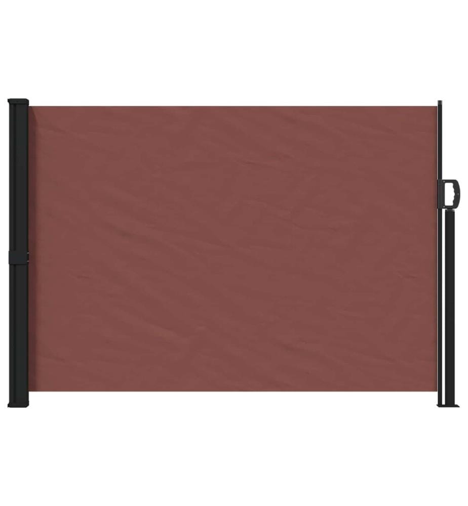 vidaXL Store latéral rétractable Marron 300 x 170 cm Polyester