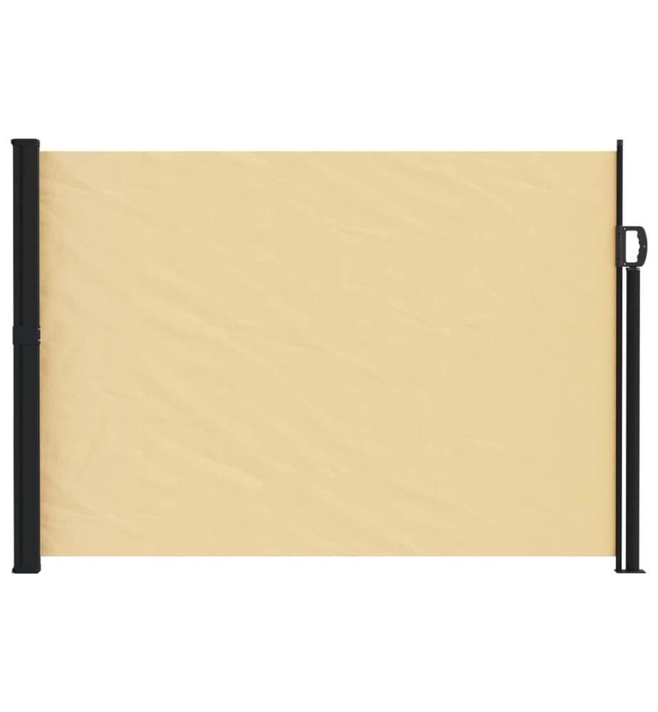vidaXL Store latéral rétractable Sable 600 x 160 cm Polyester