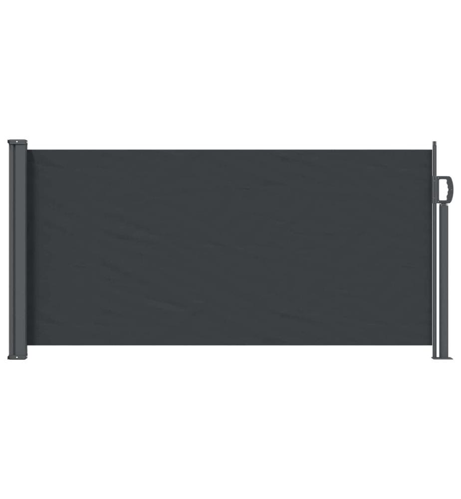 vidaXL Store latéral rétractable Noir 300 x 100 cm Polyester