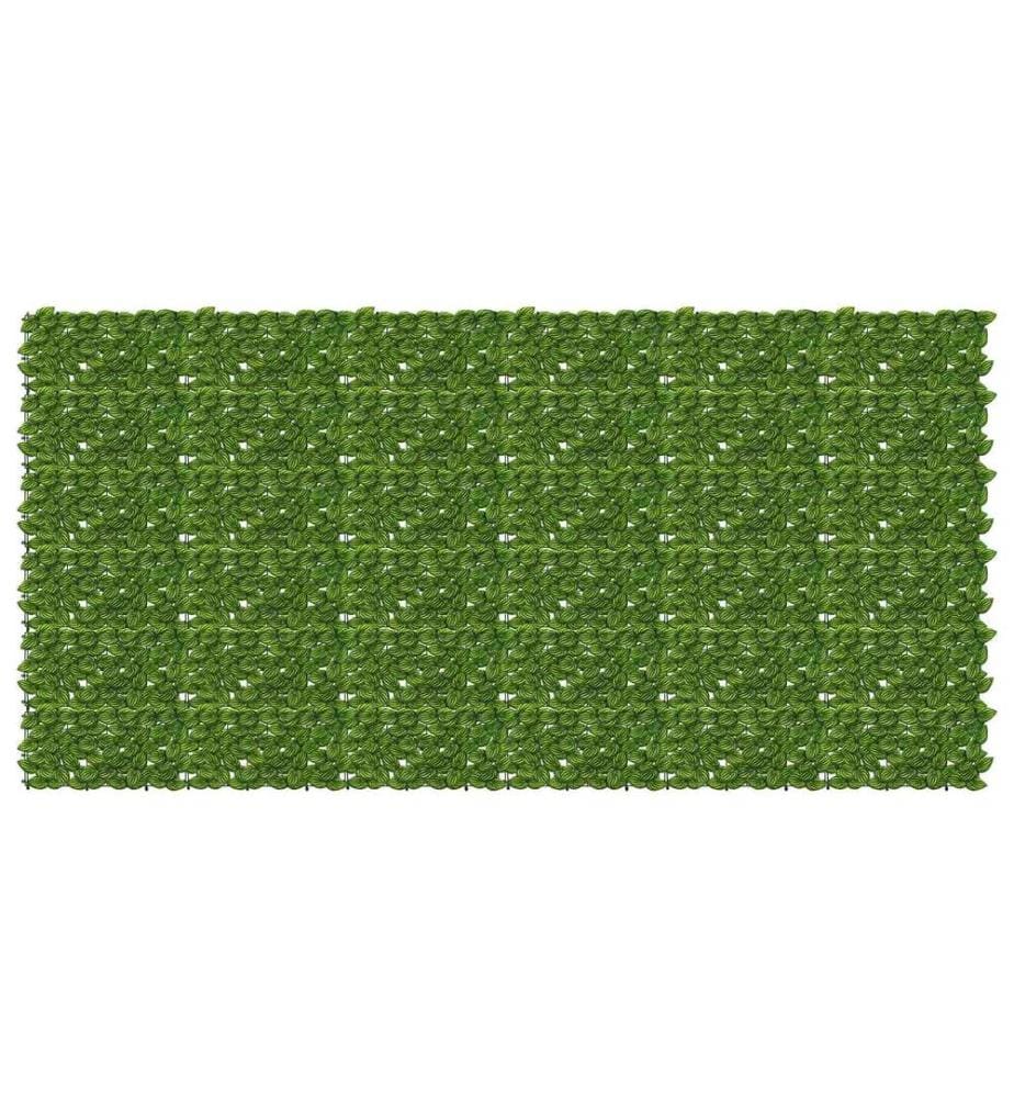 vidaXL Écran de balcon avec feuilles Vert et jaune 300 x 150 cm