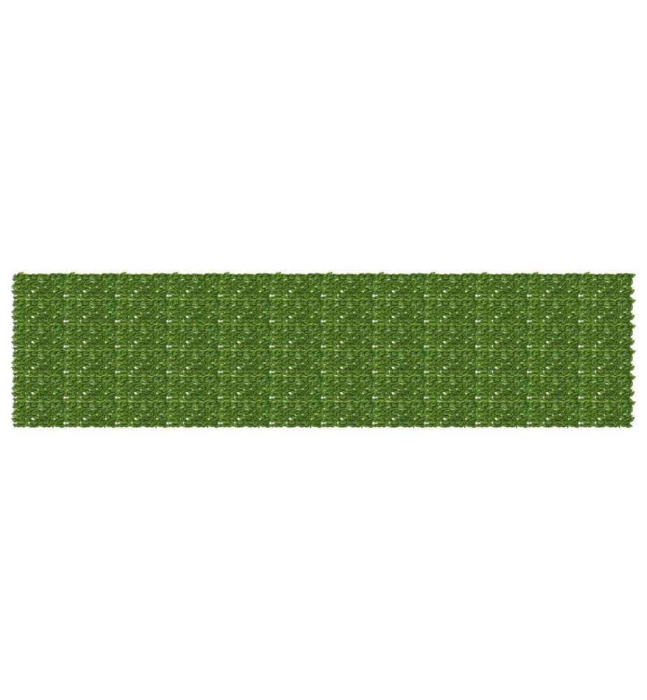 vidaXL Écran de balcon avec feuilles Vert et jaune 600 x 150 cm