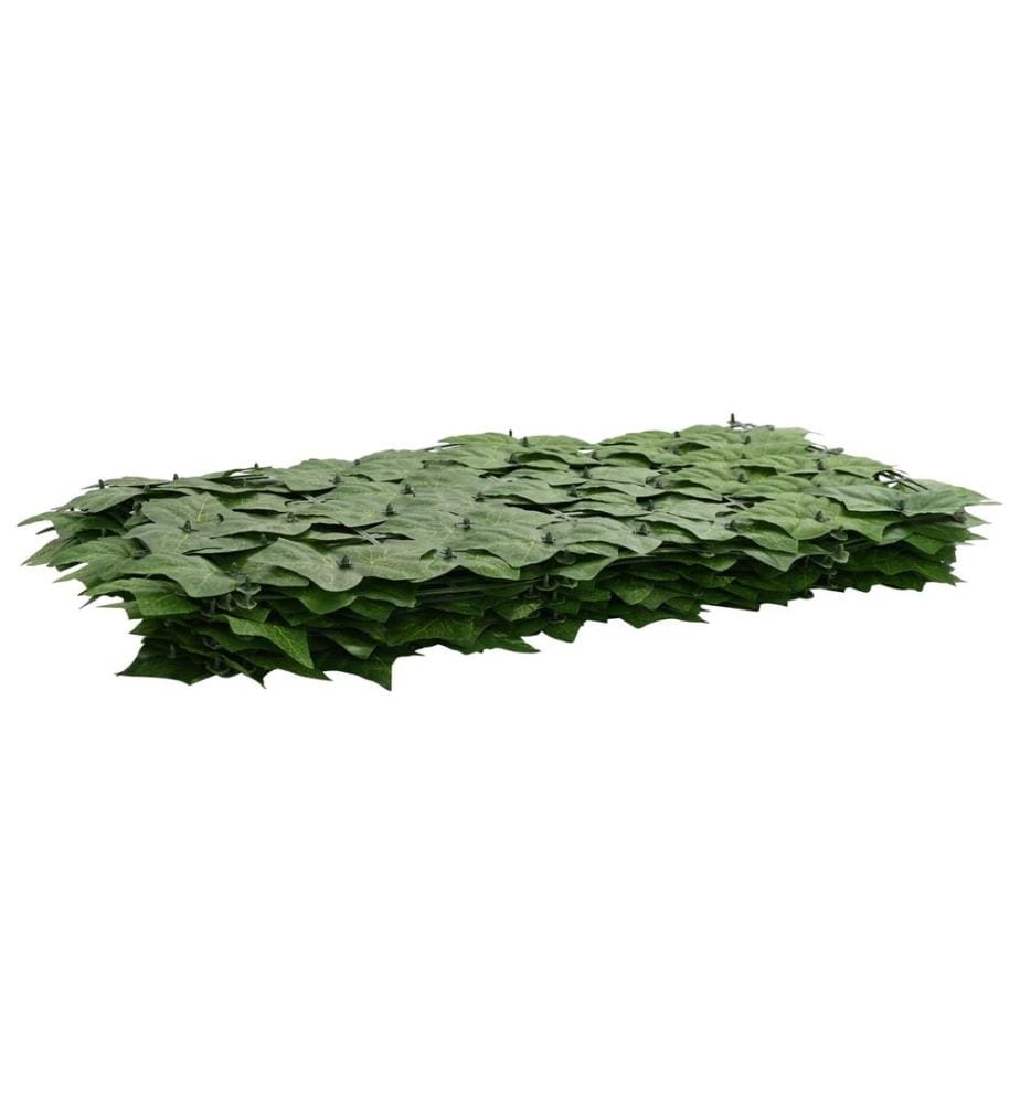 vidaXL Écran de balcon avec feuilles Vert 500 x 75 cm