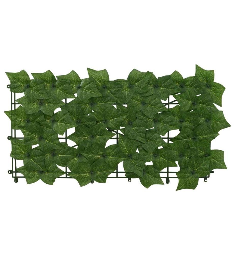 vidaXL Balcony Screen with Leaves Grün 600 x 150 cm