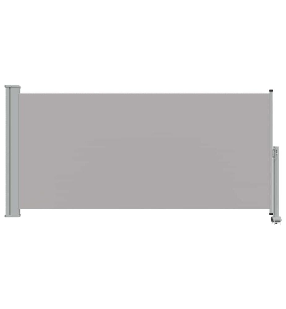 vidaXL Ausziehbare Seitenmarkise 120x300 cm Grau