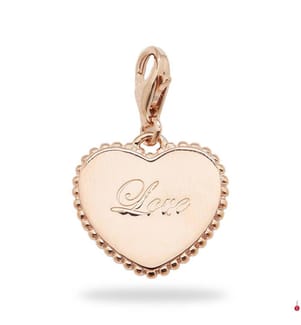 Ciondolo Argento Sterling 925 - Placcato Oro Rosa