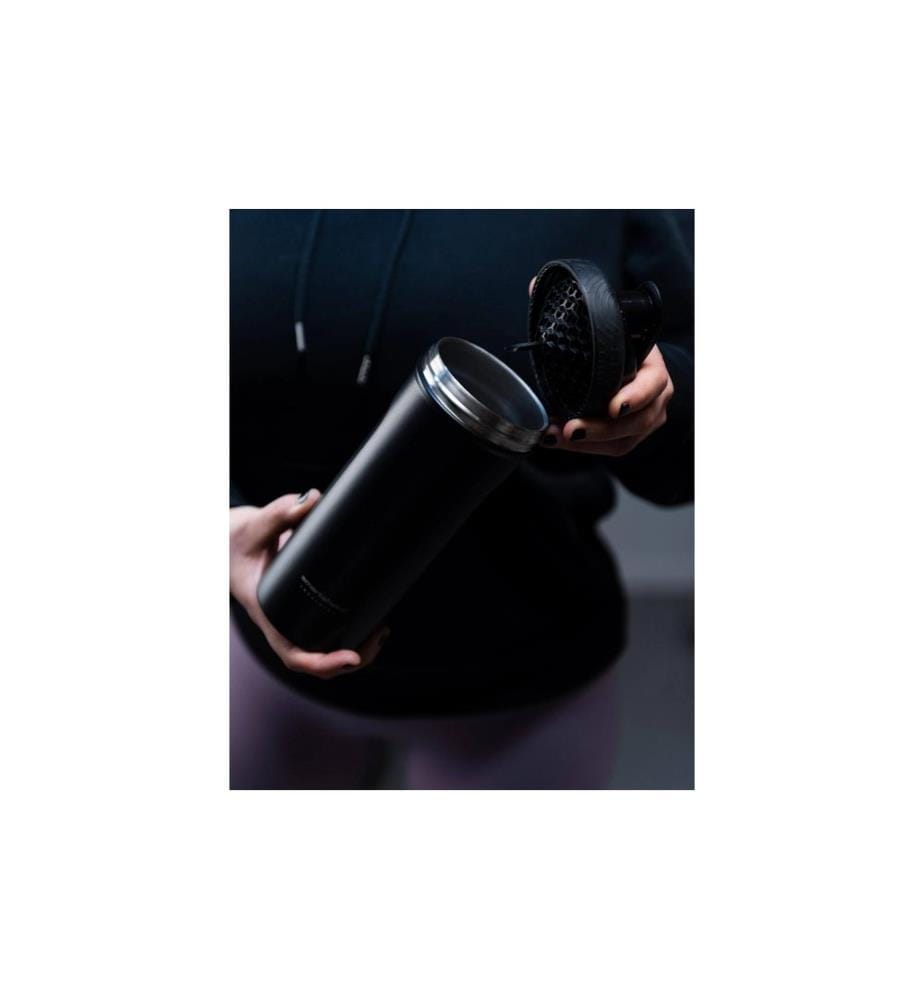 Smartshake - Shaker en acier isolé 750 ml, Noir