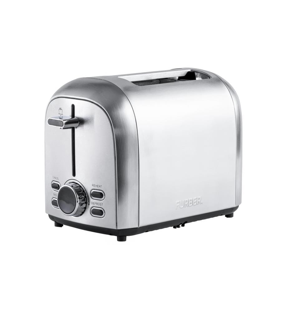 FURBER - Toaster Crusty Silber