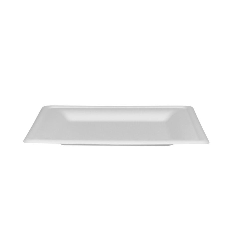 FURBER - Assiettes jetables 20 cm, 50 pièces, blanc