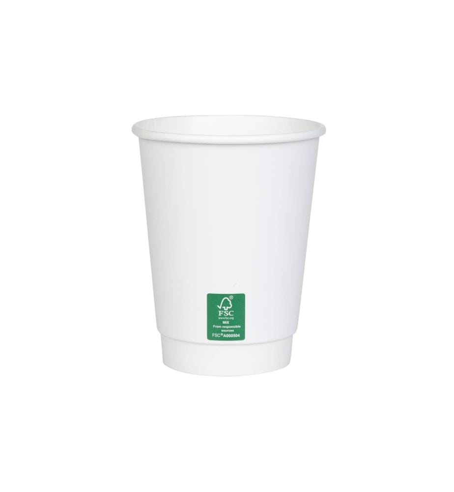 FURBER - Tasses à café jetables 400 ml, 50 pièces