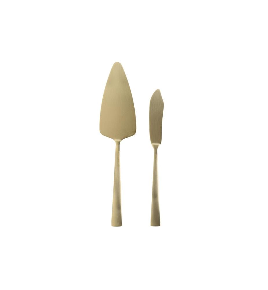 FURBER - Couverts à gâteau 2 pièces Doré
