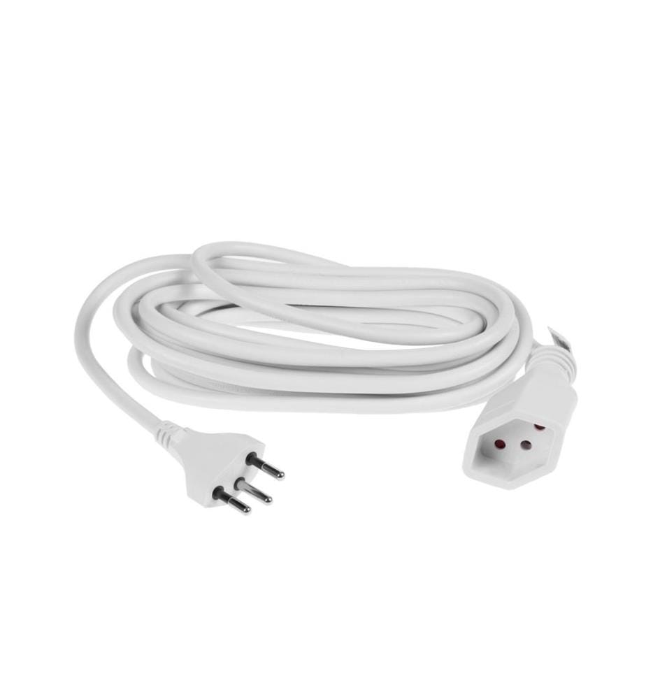 FURBER.POWER - Verlängerungskabel T13-T12 5 m Weiss