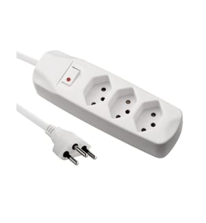 FURBER.POWER - Bloc multiprises 3x T13 avec interrupteur, blanc