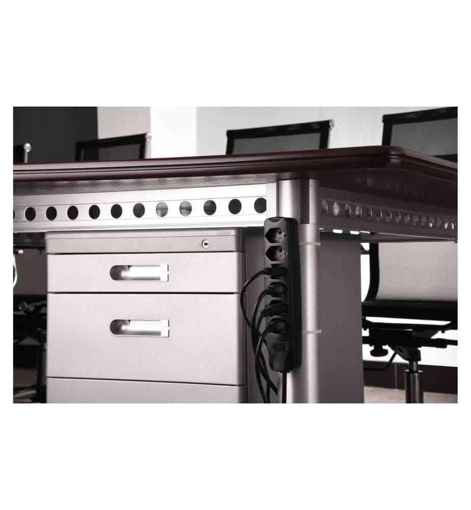 FURBER.POWER - Steckdosenleiste 4x T13 mit Schalter