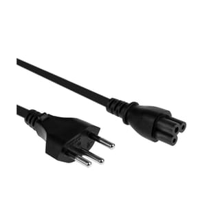 FURBER.POWER - Netzkabel C5-T12 1.0 m Schwarz