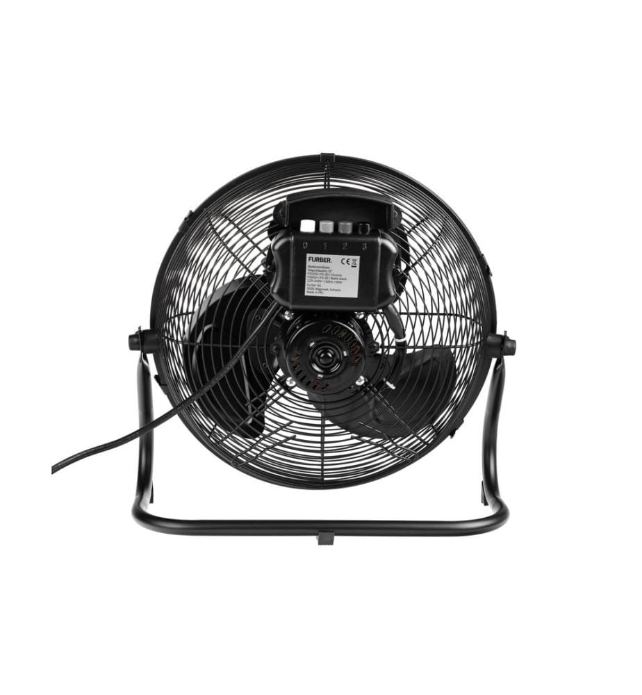 FURBER - Bodenventilator Vayu-Industry 12 Schwarz matt
