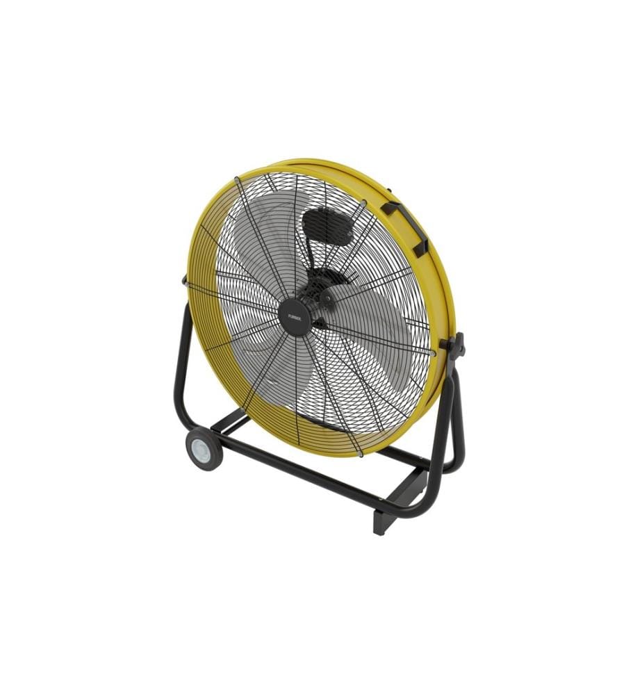 FURBER - Bodenventilator Vayu-Fortis 24, Schwarz/Gelb