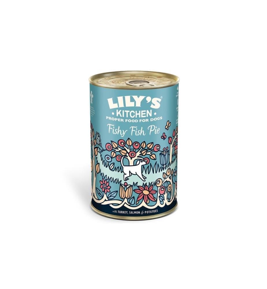 LILY'S KITCHEN - Nassfutter Fischpastete, 6 x 400 g
