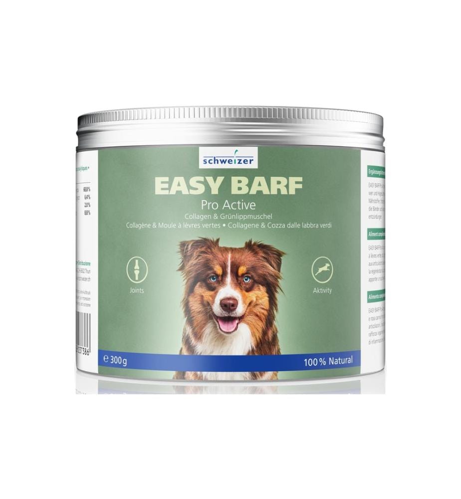 ERIC SCHWEIZER - Supplément alimentaire pour chiens Easy Barf Pro Active Poudre, 300 g